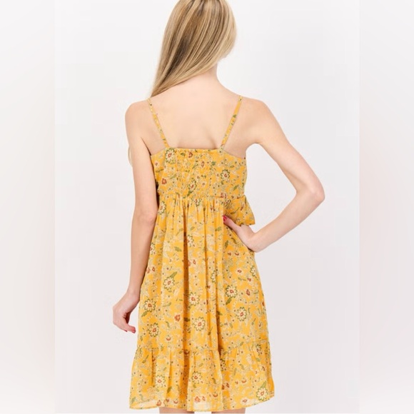 Jessica Simpson Butterscotch Southern Beauties Mini Iris Dress Size Small NWT - Picture 4 of 11